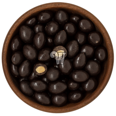 ALMENDRA CON CHOCOLATE SEMIAMARGO x 500 g